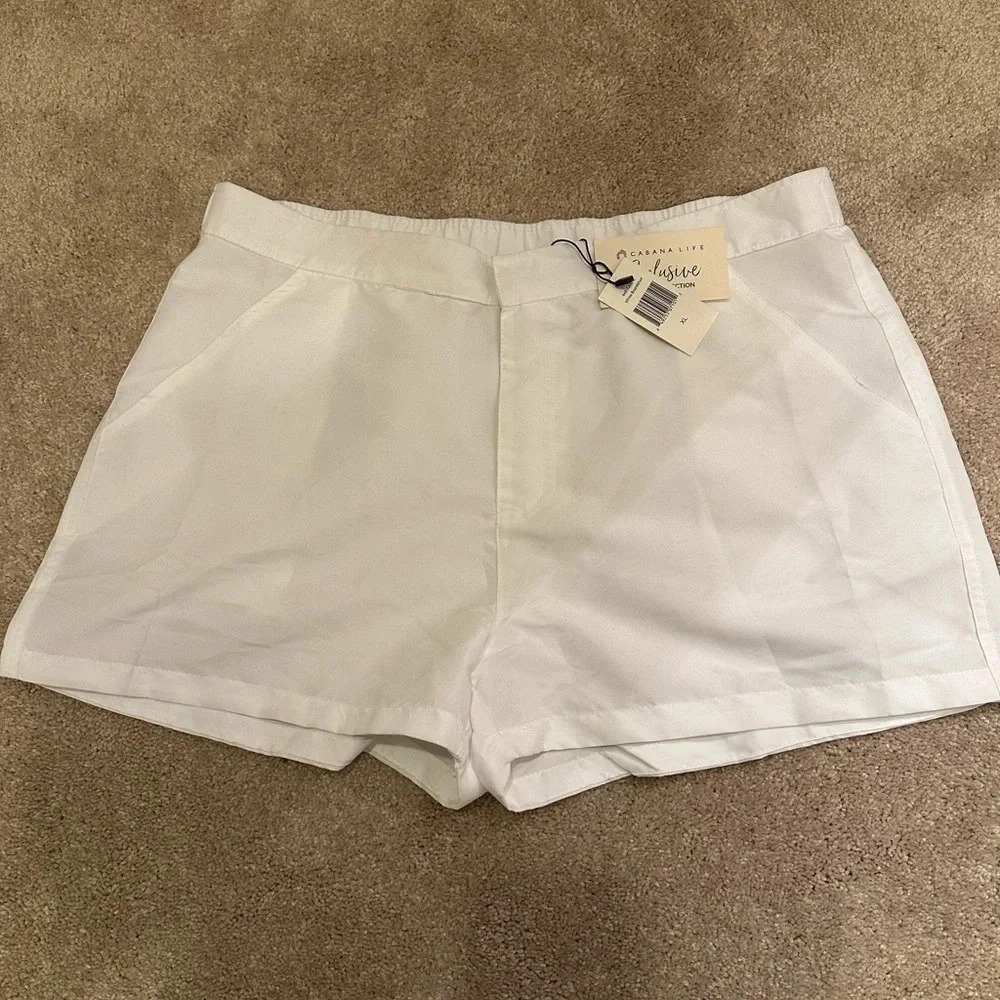 Cabana Life White Board Short UPF 50+ size XL